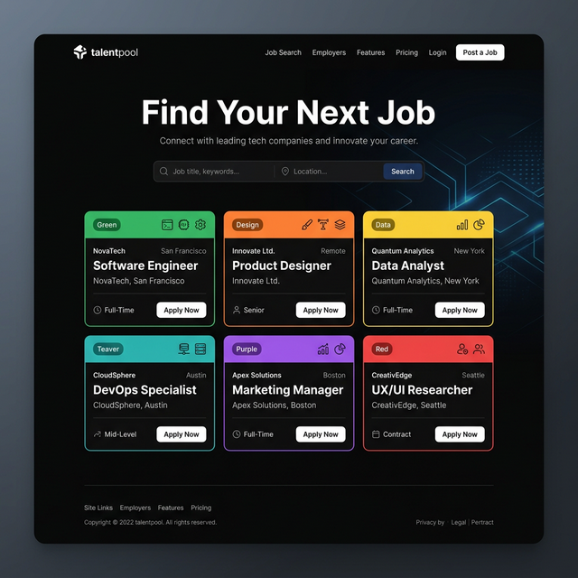 Hiring Platform Mockup